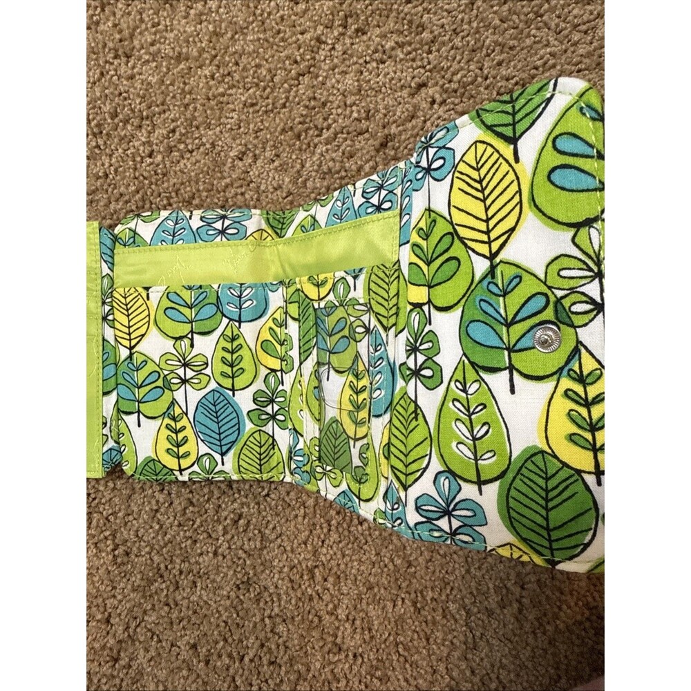 Vera Bradley Quilted Women's Lime Hipster Crossbody Bag & Matching Wallet Summer - Picture 11 of 13